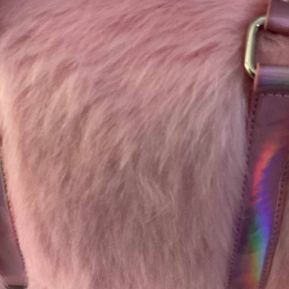 Dolls Kill Pink Furry Satchel - Picture 5 of 5